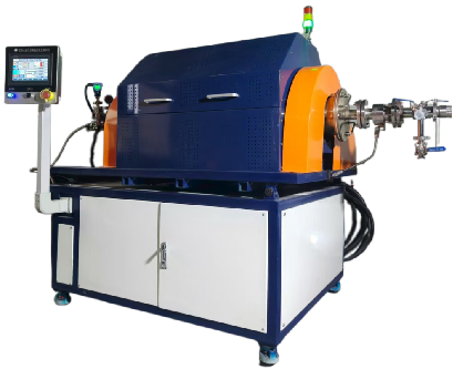 为XX大学定制研发小型间歇式气氛回转炉